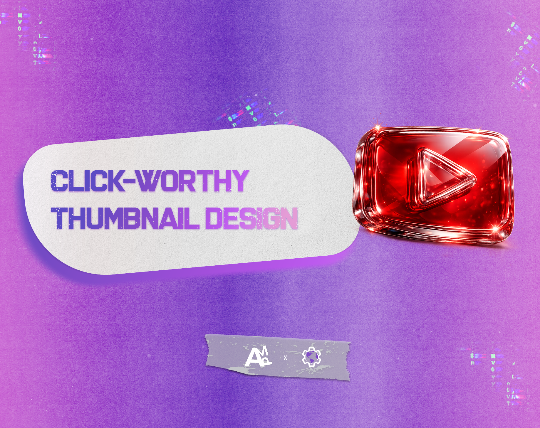 Social media thumbnail design project